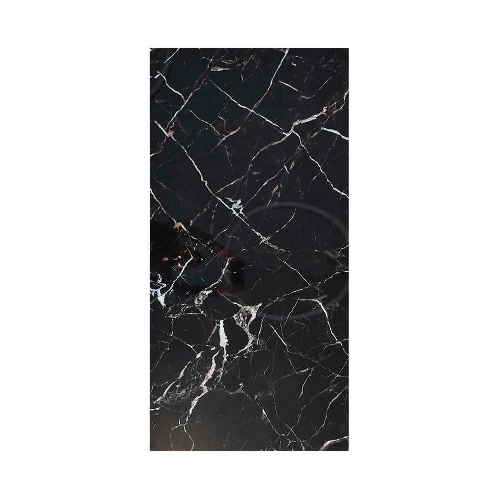 Revestimiento de Pared efecto Mármol Ebano Imperial 120x60cm - Panel impermeable y fácil instalación