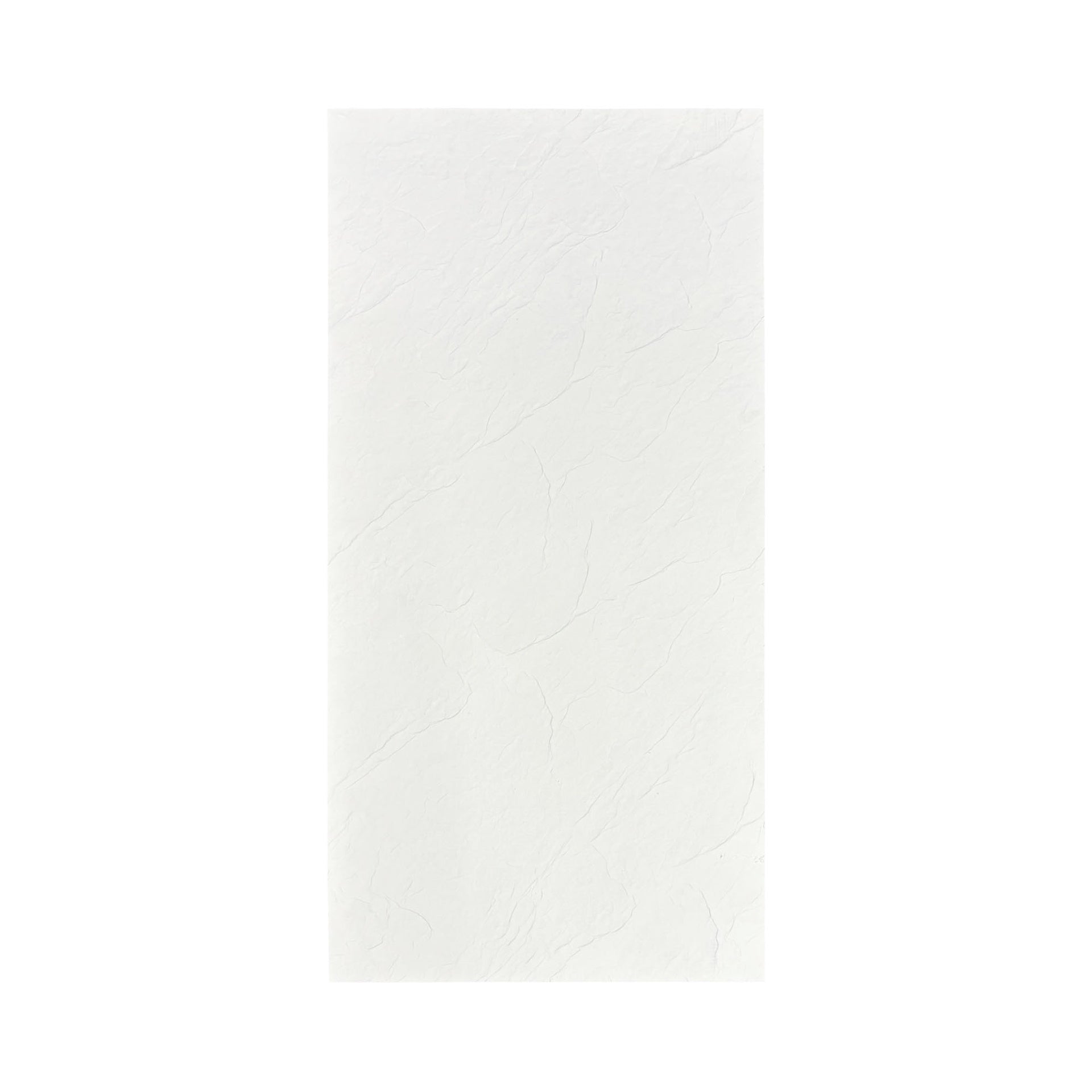 Panel Mural de Piedra Flexible Natural Florencia Blanco 118x58cm - Revestimiento Pared impermeable