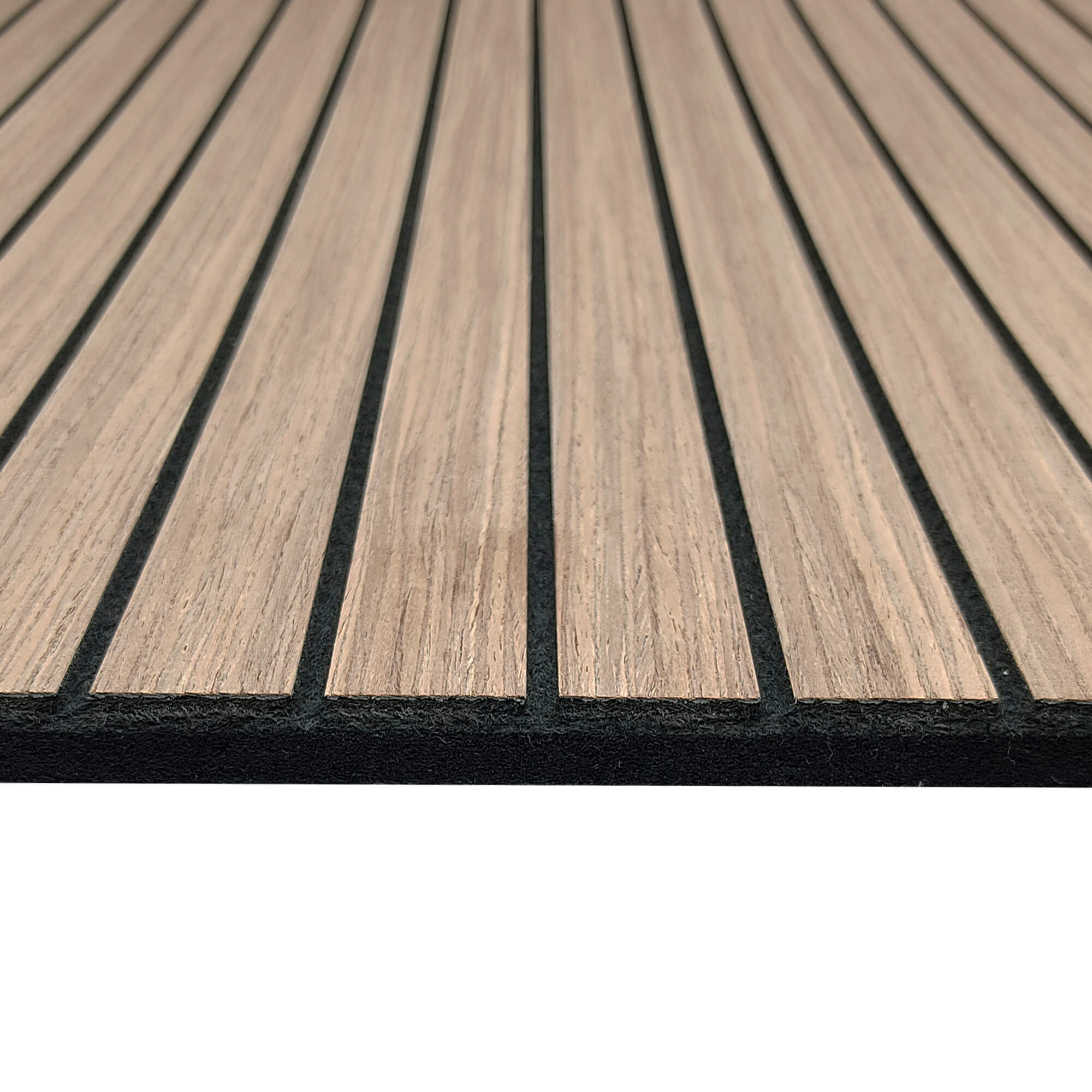 Pack 10 Panel Acústico de Pared Cuadrado Roble Oscuro - Essence 60x60x2cm