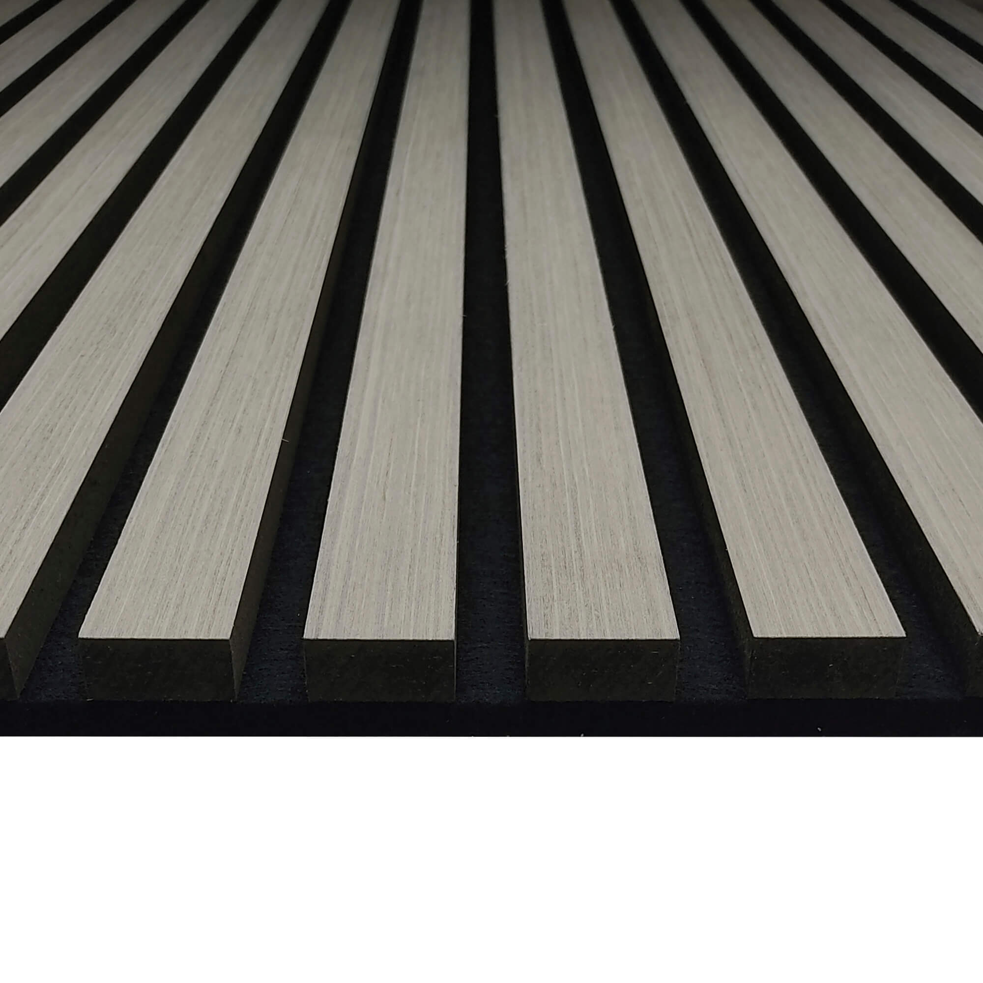 Panel Acústico de Pared Rectangular Madera Gris - Nordic 120x60x2cm
