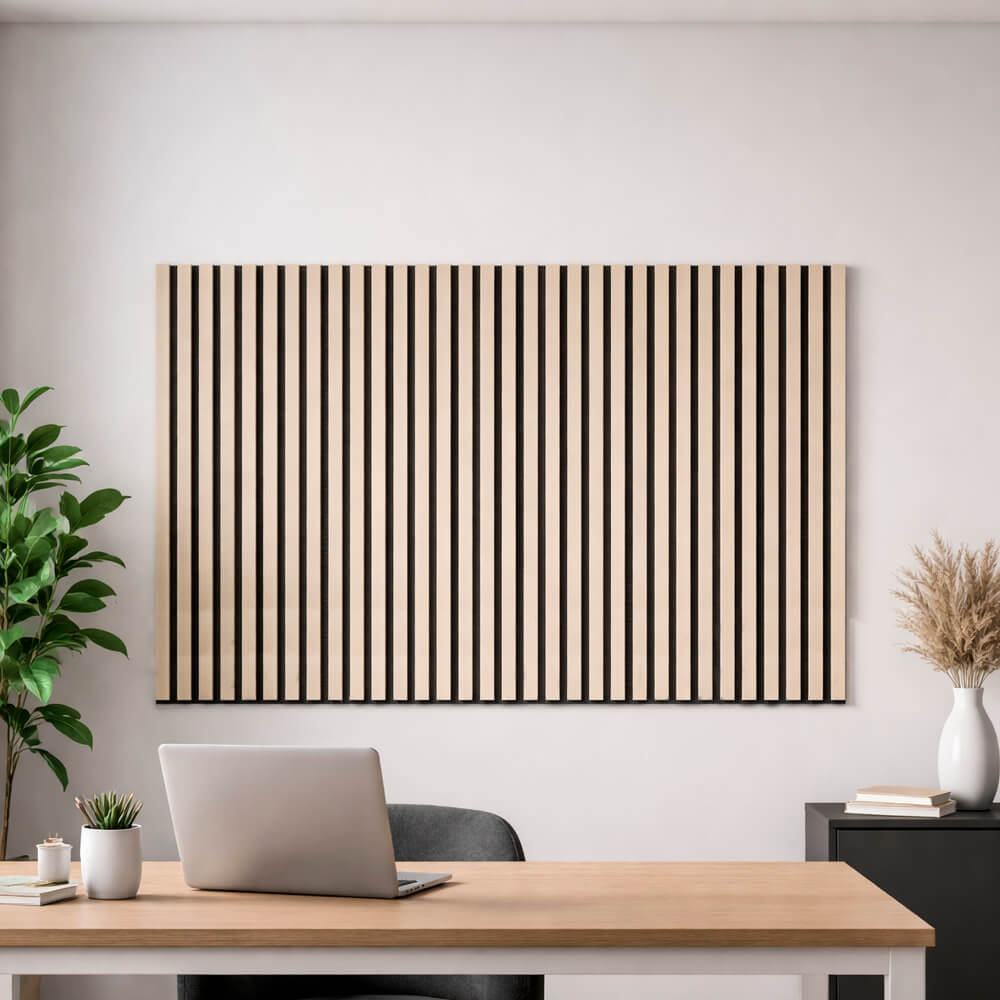 Panel Acústico de Pared Rectangular Roble Claro - Soft 120x60x2cm