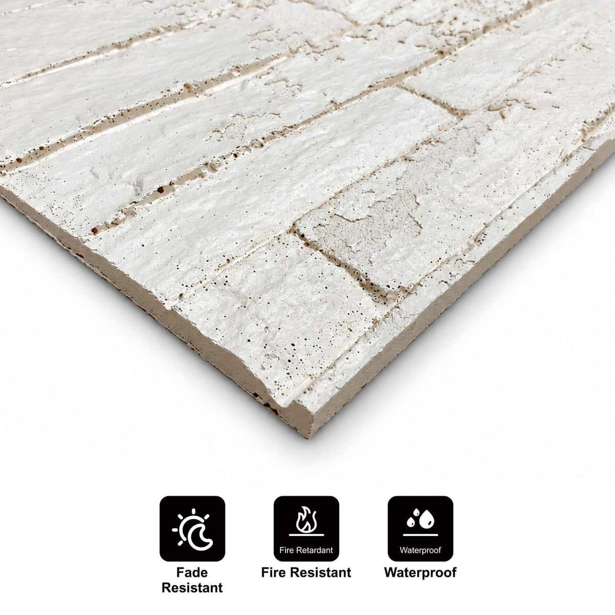Panneau Mural en Pierre Flexible Naturelle Slim Arezzo Beige Clair 120x60 - Revêtement Mural Imperméable