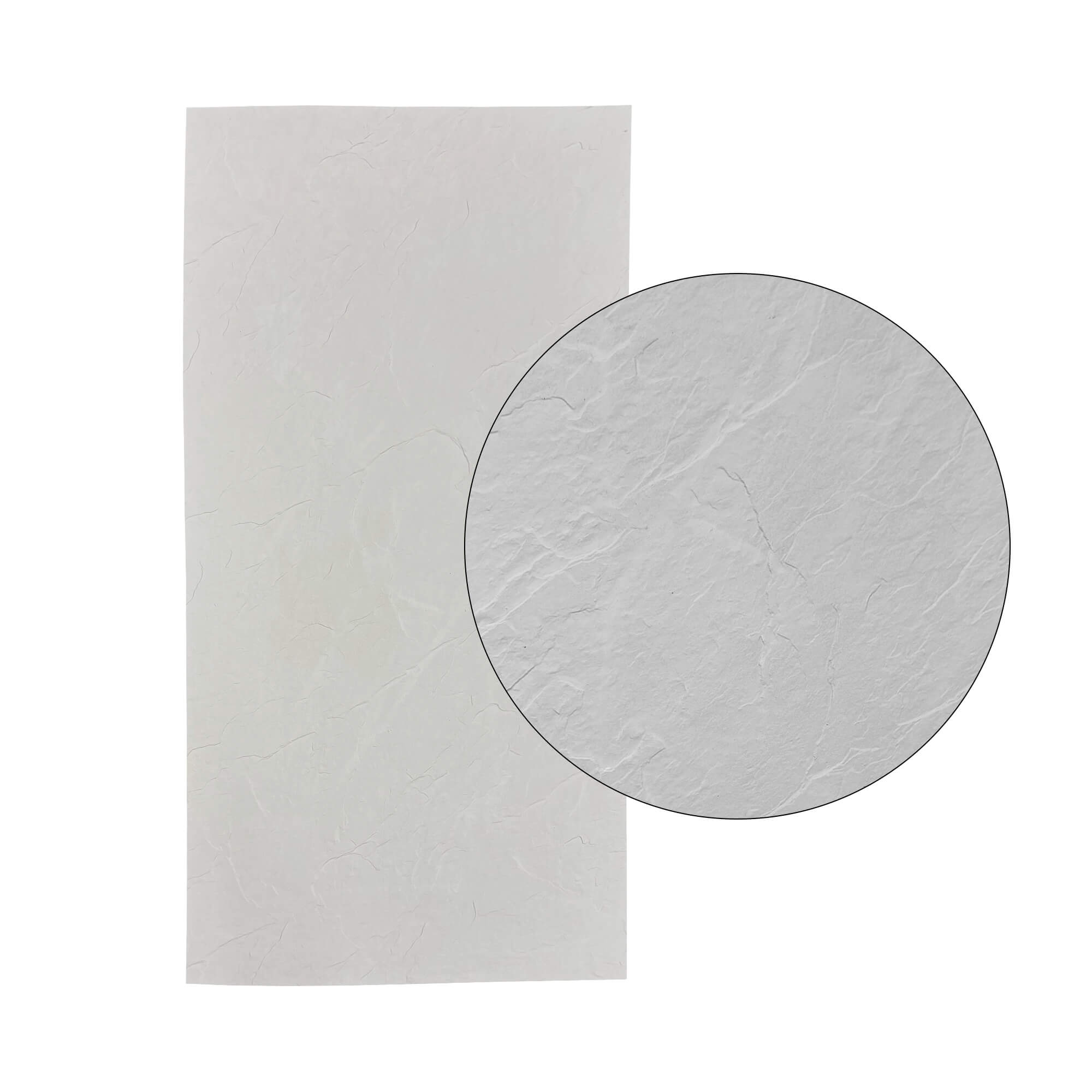 Panel Mural de Piedra Flexible Natural Florence Gris Claro 118x58cm - Revestimiento Pared impermeable