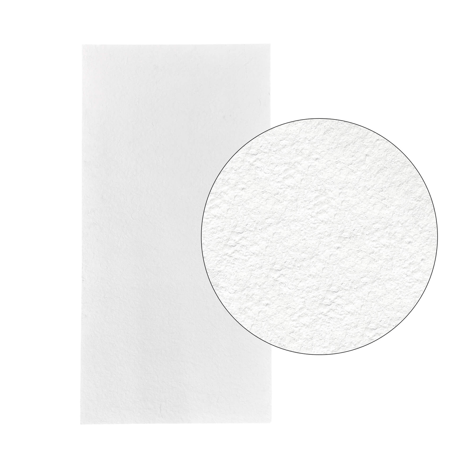 Panel Mural de Piedra Flexible Natural Napoles Blanco 120x60cm - Revestimiento Pared impermeable