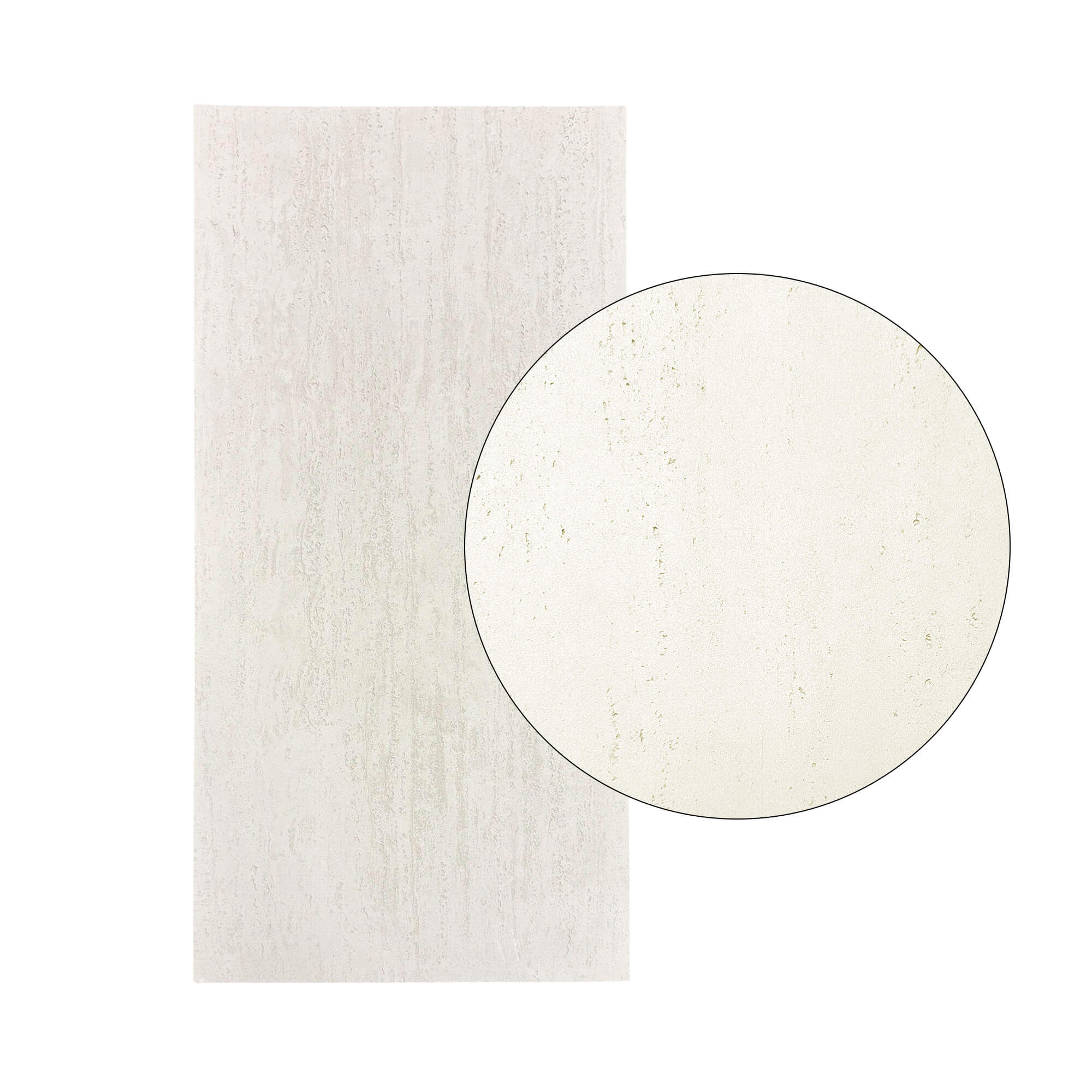 Panel Mural de Piedra Flexible Natural Rome Beige 120x60cm - Revestimiento Pared impermeable