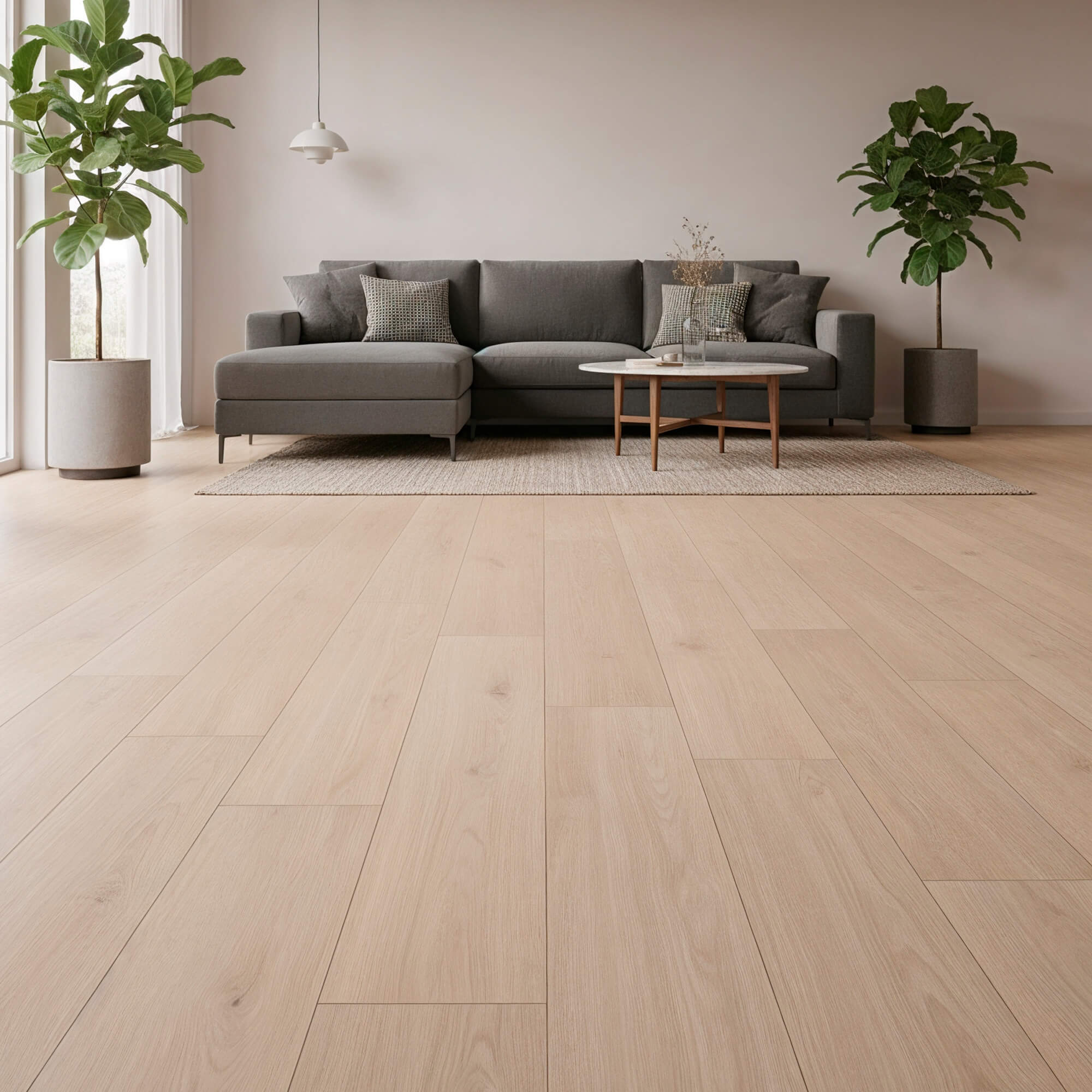 Suelo Vinílico SPC Click Roble Claro con Aislante incorporado - Malmö 1250x190x5mm