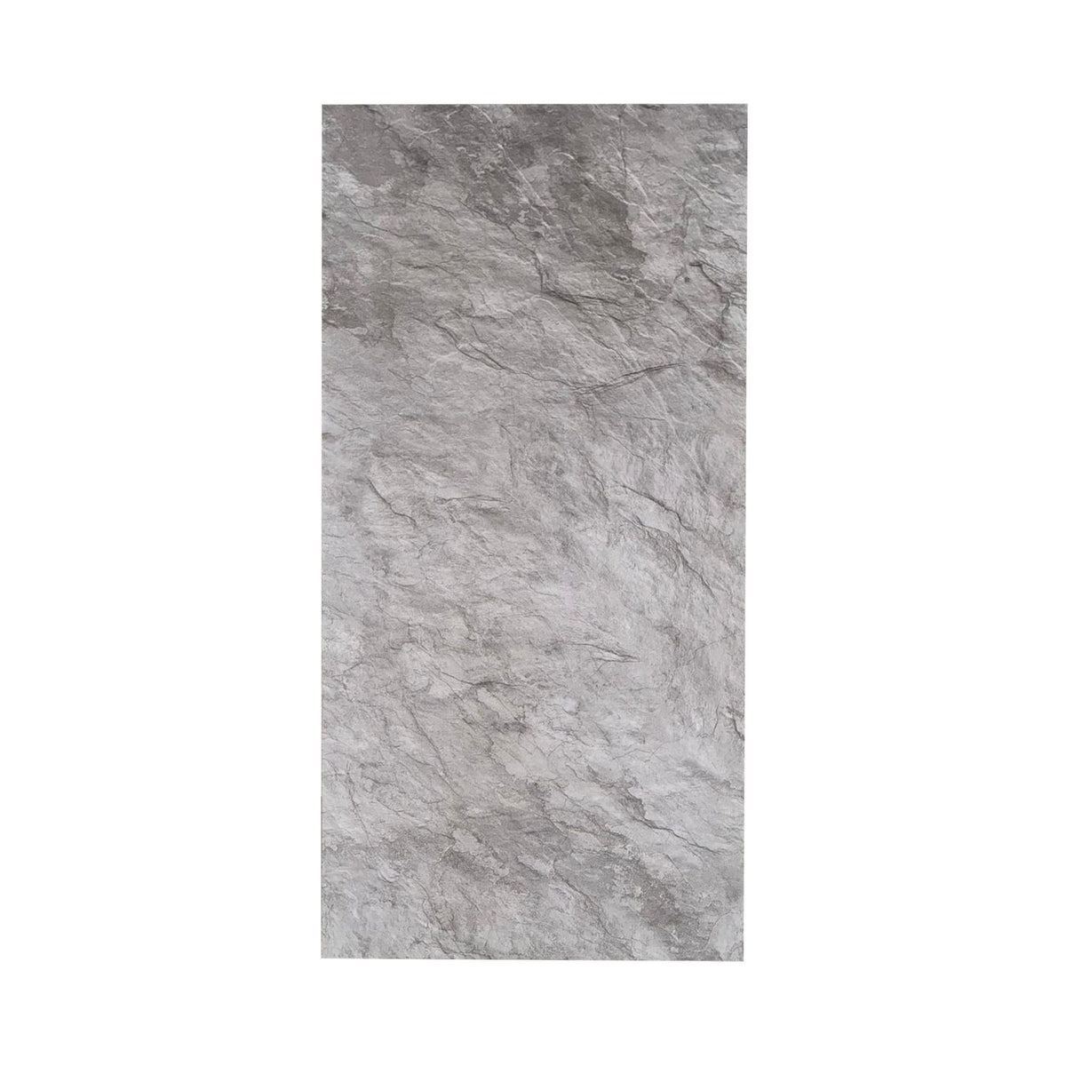Panel Mural de Piedra Flexible Natural Slim Catania Gris Oscuro 120x60 - Revestimiento Pared impermeable