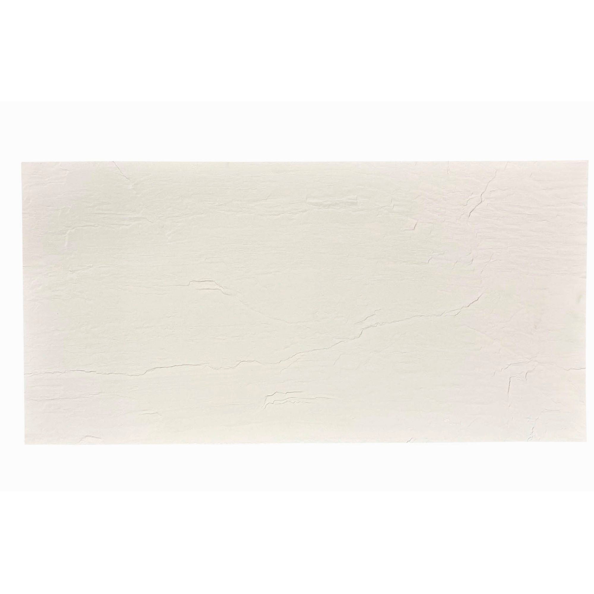Panel Mural de Piedra Flexible Natural Milan Blanco 120x60cm - Revestimiento Pared impermeable