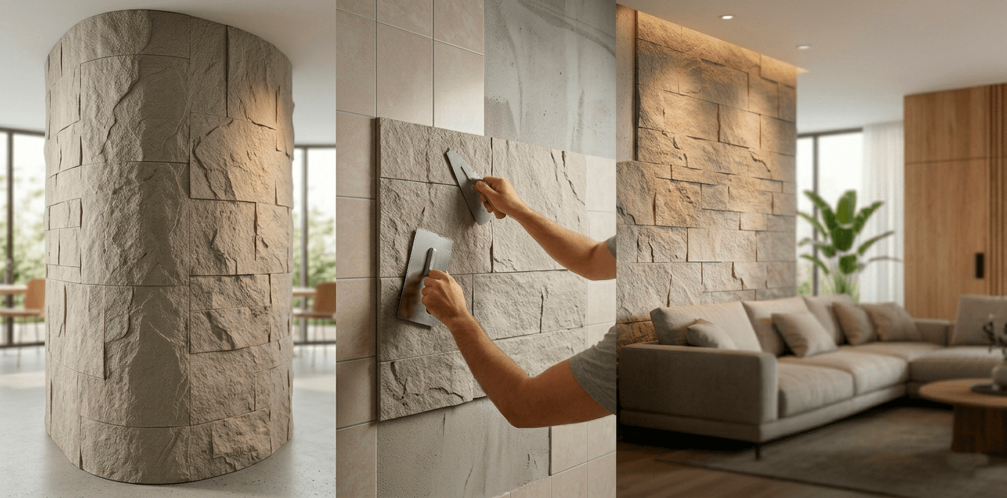 Piedra flexible natural: qué es, cómo funciona y por qué cada vez se usa más