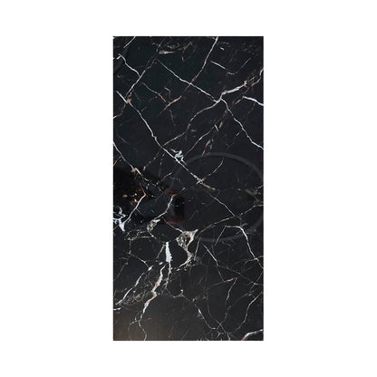 Revestimiento de Pared efecto Mármol Ebano Imperial 120x60cm - Panel impermeable y fácil instalación