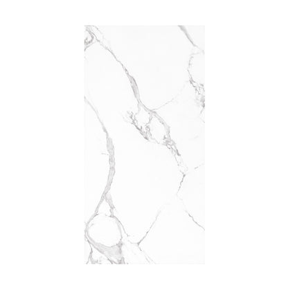 Revestimiento de Pared efecto Mármol Blanco Titanio 120x60cm - Panel impermeable y fácil instalación