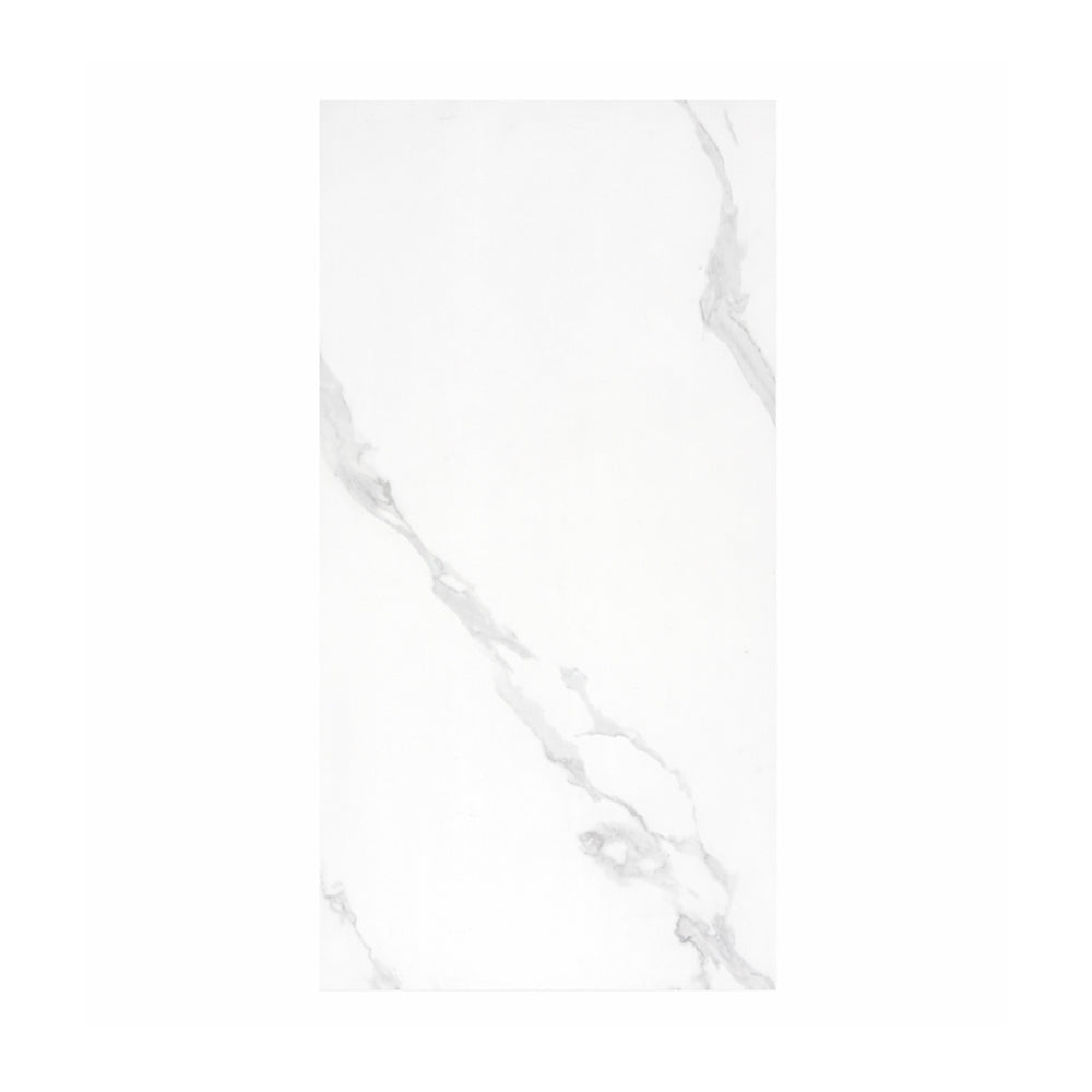 Revestimiento de Pared efecto Mármol Blanco Glaciar 120x60cm - Panel impermeable y fácil instalación