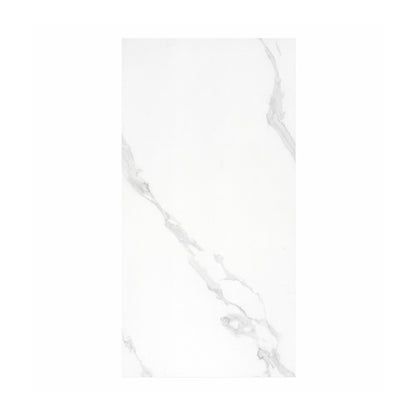 Revestimiento de Pared efecto Mármol Blanco Glaciar 120x60cm - Panel impermeable y fácil instalación