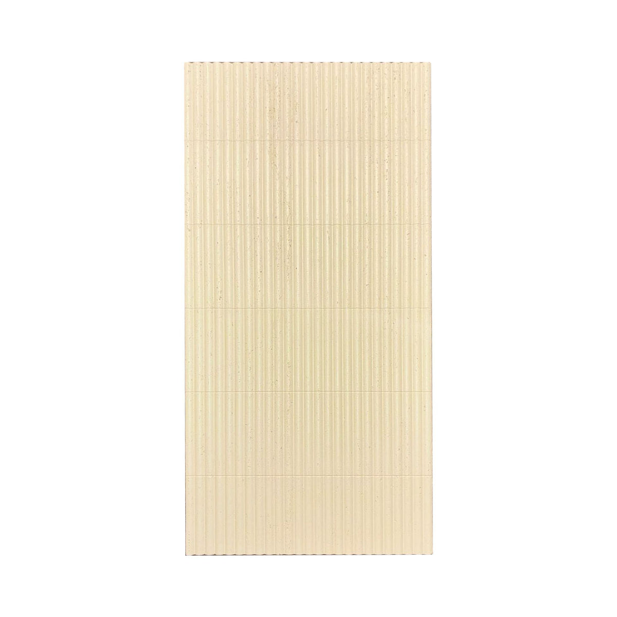 Panel Mural de Piedra Flexible Natural Slim Pompeya Beige 120x60 - Revestimiento Pared impermeable
