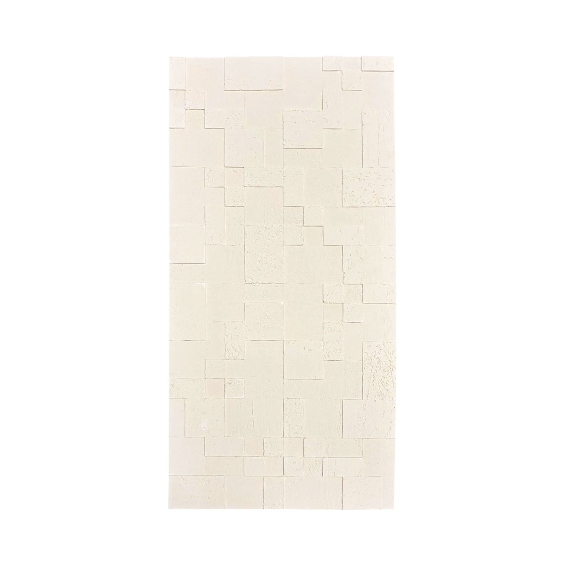 Panel Mural de Piedra Flexible Natural Siena Travertine Beige 120x60cm - Revestimiento Pared impermeable