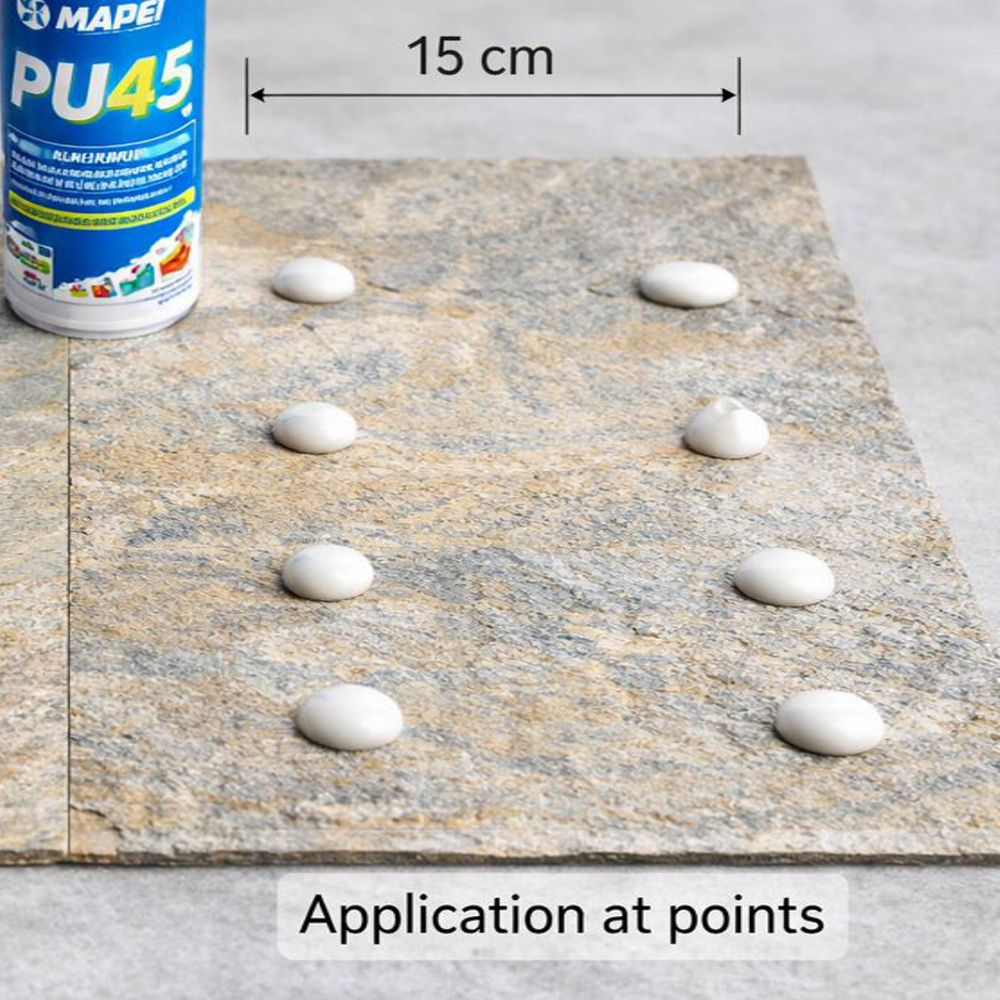 Sellador y Adhesivo de Poliuretano de Alto Módulo Mapeflex PU 45 FT -  Rápido y Pintable