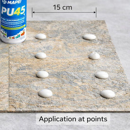 Sellador y Adhesivo de Poliuretano de Alto Módulo Mapeflex PU 45 FT -  Rápido y Pintable