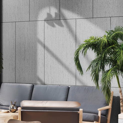 Panel Mural de Piedra Flexible Natural Roma Gris 120x60cm - Revestimiento Pared impermeable