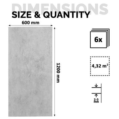 Wandpaneel aus flexiblem Naturstein Slim Catania Hellgrau 120x60 - Wasserdichte Wandverkleidung