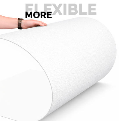 Panel Mural de Piedra Flexible Natural Napoles Blanco 120x60cm - Revestimiento Pared impermeable