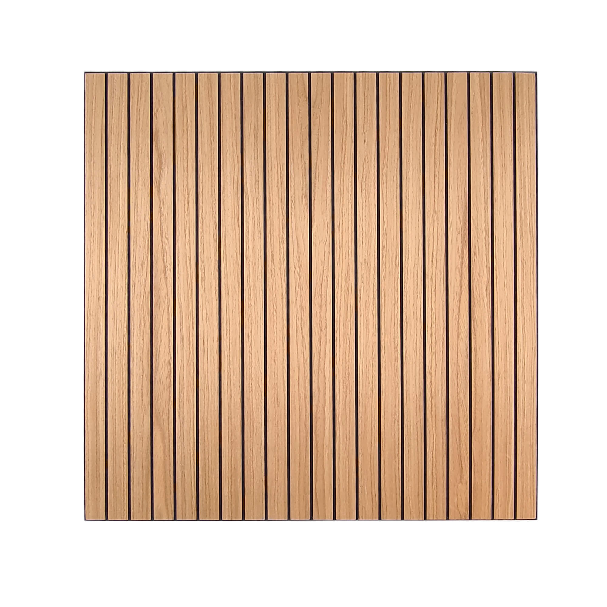 Panel Acústico de Pared Cuadrado Roble Natural - Pure 60x60x1cm