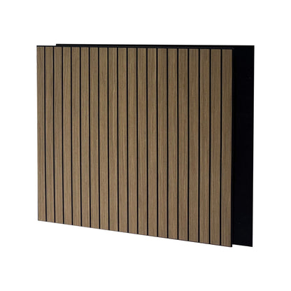 Pack 10 Panel Acústico de Pared Cuadrado Roble Oscuro - Essence 60x60x1cm