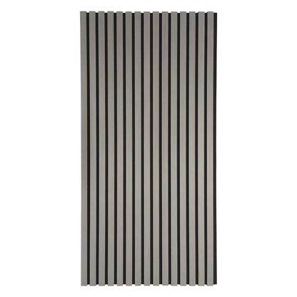 Pack 4 Panel Acústico de Pared Rectangular Madera Gris - Nordic 120x60x2cm