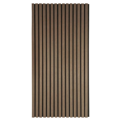 Pack 4 Panel Acústico de Pared Rectangular Roble Oscuro - Fog 120x60x2cm
