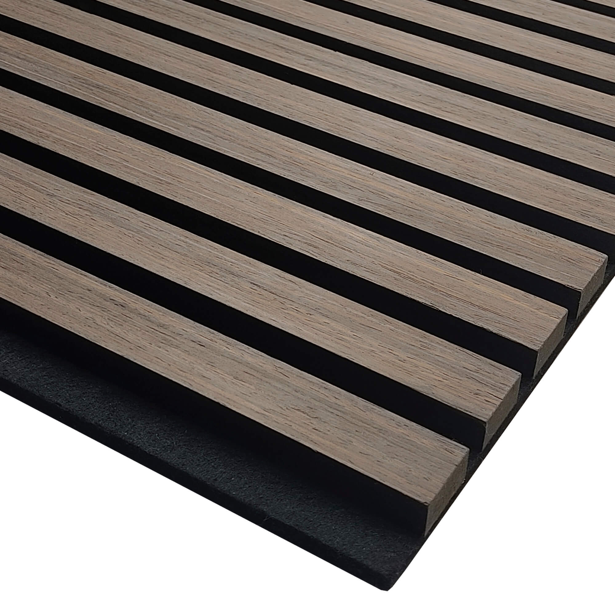 Pack 4 Panel Acústico de Pared Rectangular Roble Oscuro - Fog 120x60x2cm