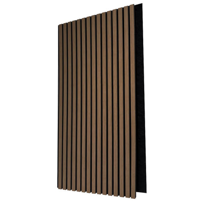 Panel Acústico de Pared Rectangular Roble Oscuro - Fog 120x60x2cm