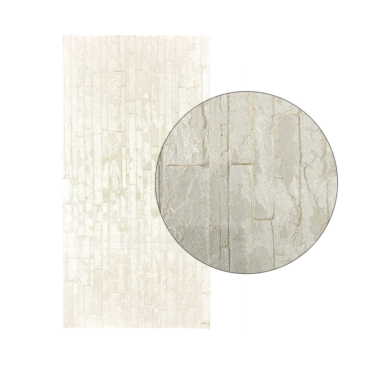 Panel Mural de Piedra Flexible Natural Slim Arezzo Beige Claro 120x60