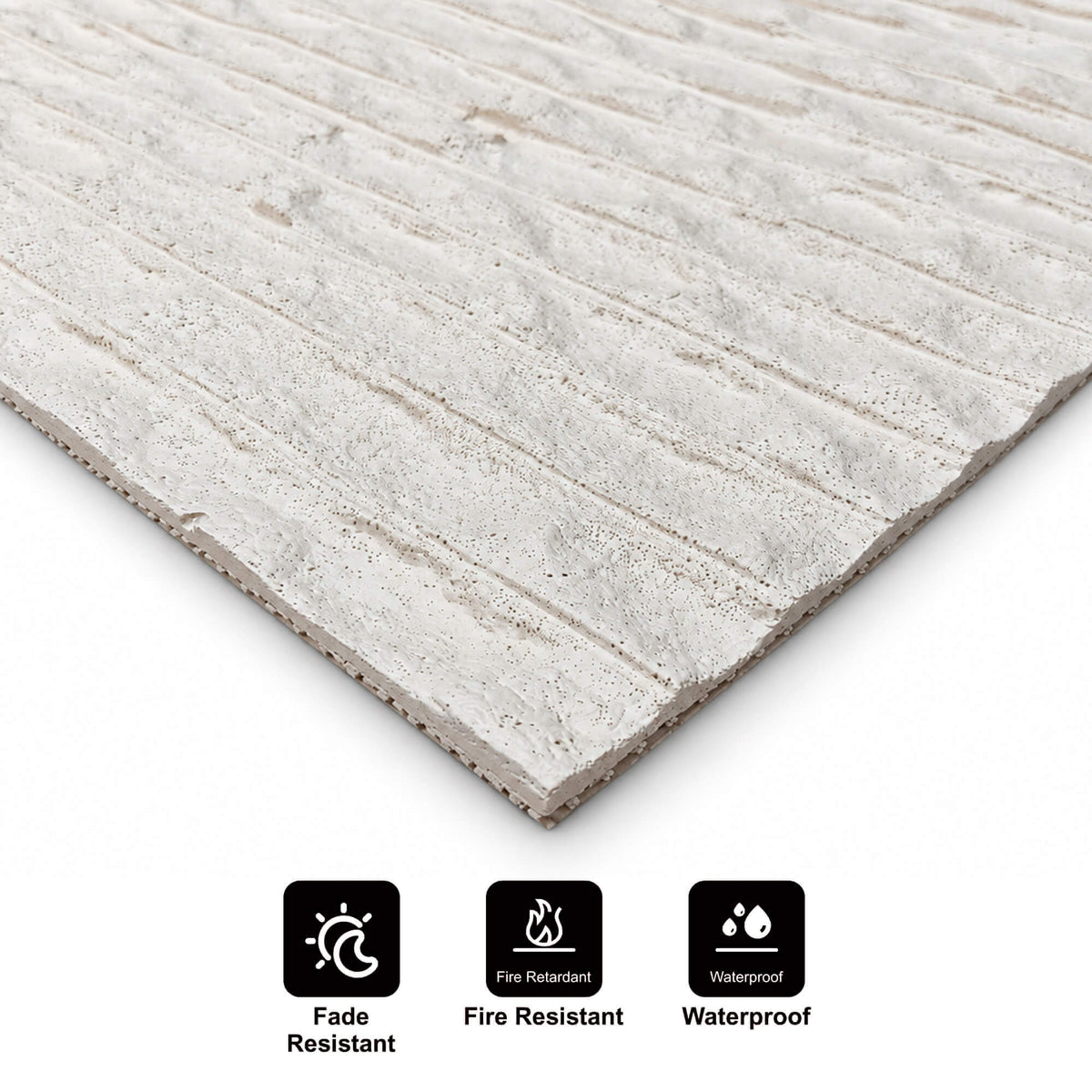 Panel Mural de Piedra Flexible Natural Slim Dolomites Quartz Beige 120x60 - Revestimiento Pared impermeable