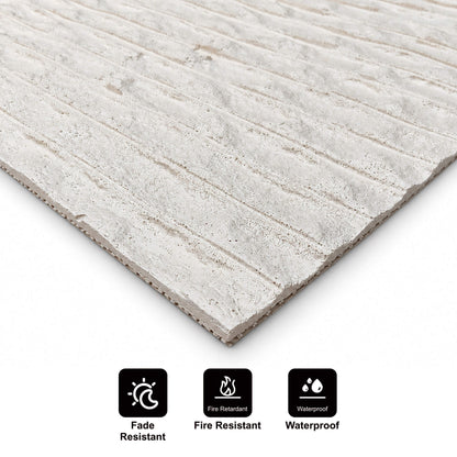 Panel Mural de Piedra Flexible Natural Slim Dolomites Quartz Beige 120x60 - Revestimiento Pared impermeable