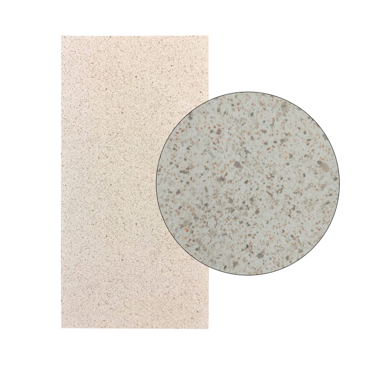 Panel Mural de Piedra Flexible Natural Slim Granite Beige 120x60
