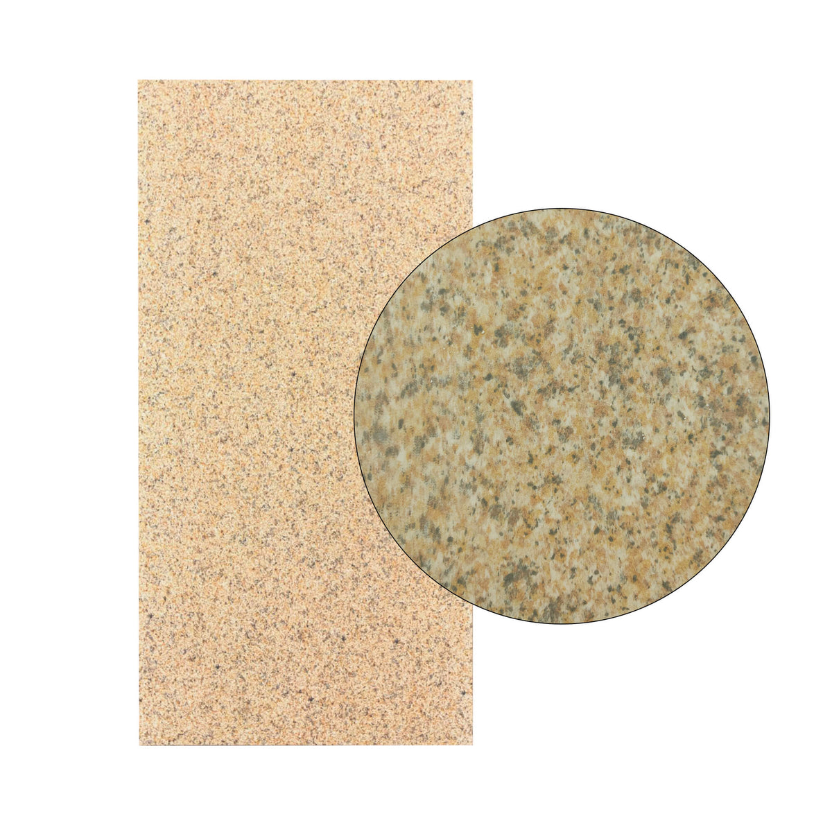 Panel Mural de Piedra Flexible Natural Slim Granite Gold 120x60