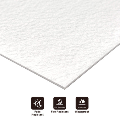 Panel Mural de Piedra Flexible Natural Napoles Blanco 120x60cm - Revestimiento Pared impermeable