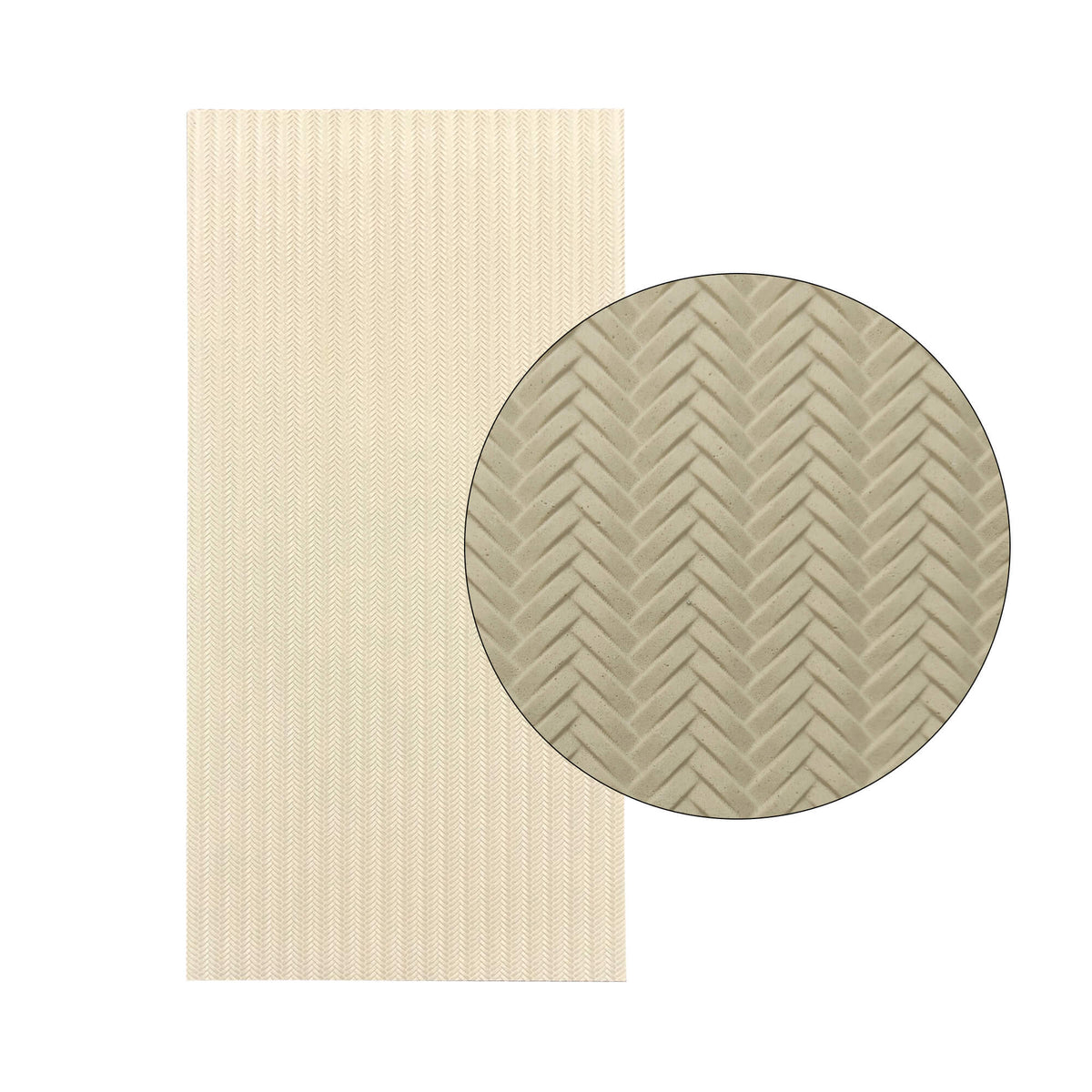 Panel Mural de Piedra Flexible Natural Slim Pisa Beige 120x60