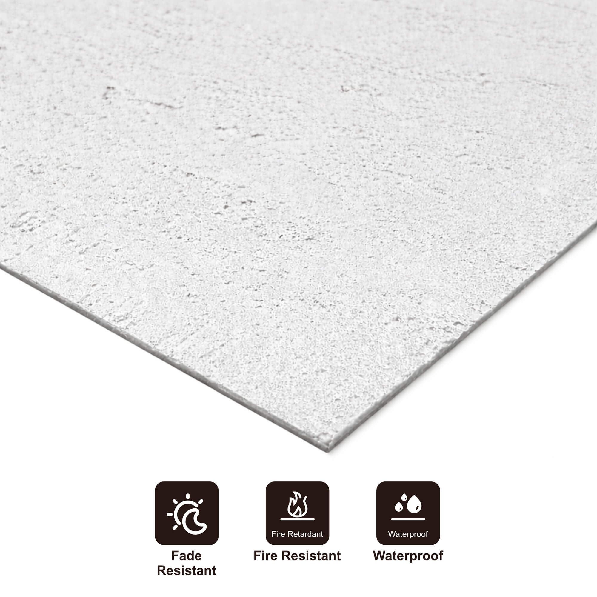 Panel Mural de Piedra Flexible Natural Roma Gris 120x60cm - Revestimiento Pared impermeable