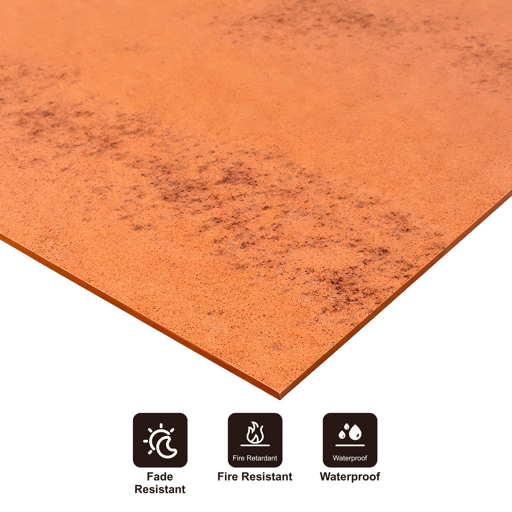Panel Mural de Piedra Flexible Natural Sicilia Rojo 120x60cm - Revestimiento Pared impermeable