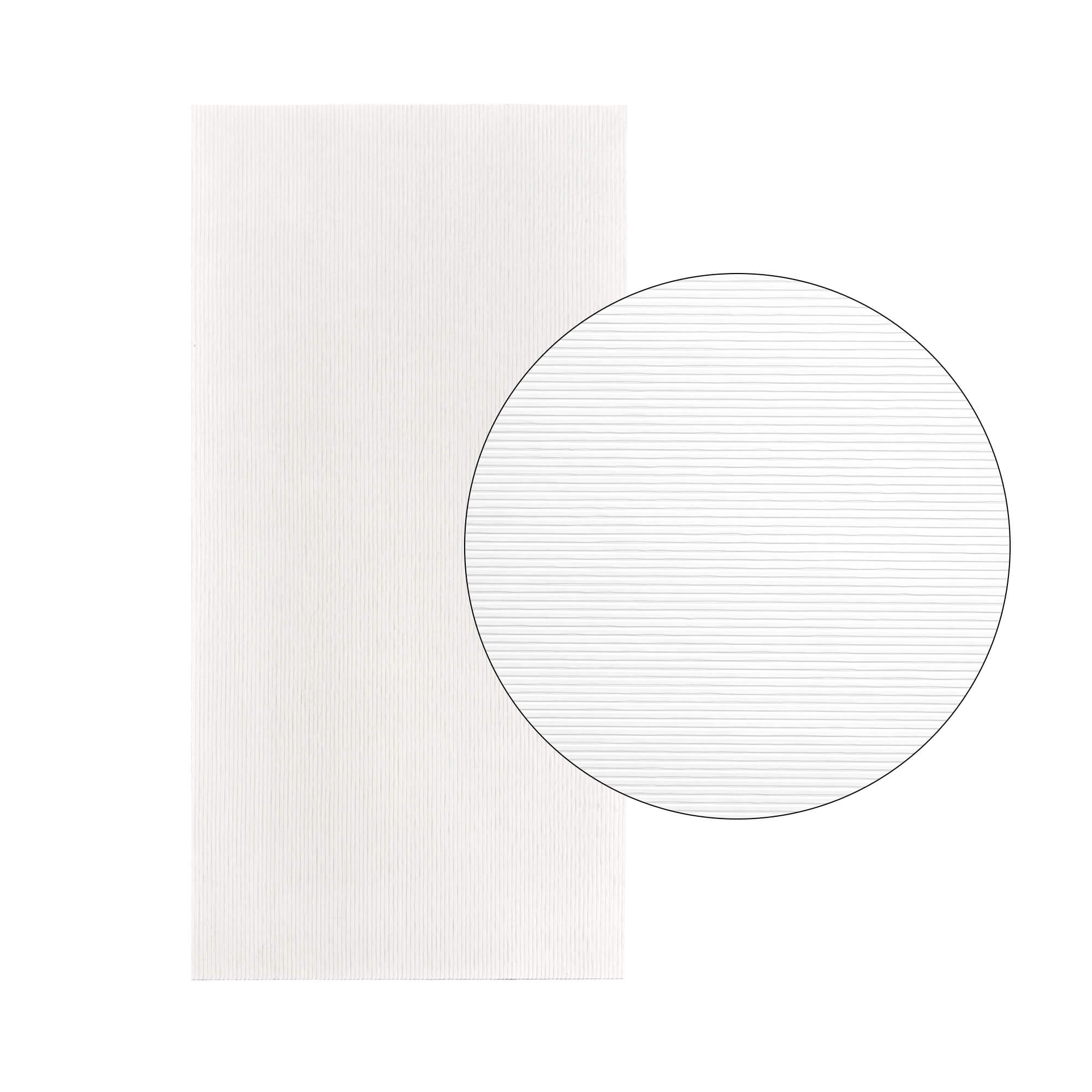 Panel Mural de Piedra Flexible Natural Turin White 120x60cm - Revestimiento Pared impermeable