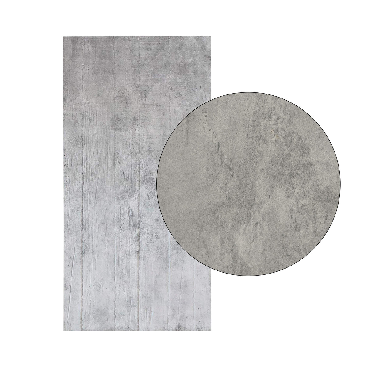 Panel Mural de Piedra Flexible Natural Slim Verona Gris Cemento 120x58