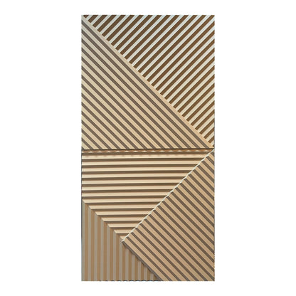 Pack 15 Painéis Parede 3D de Poliuretano Rígido PU HD Geometry Série B Magnolia 120x60cm - Revestimento Decorativo Interior e Exterior