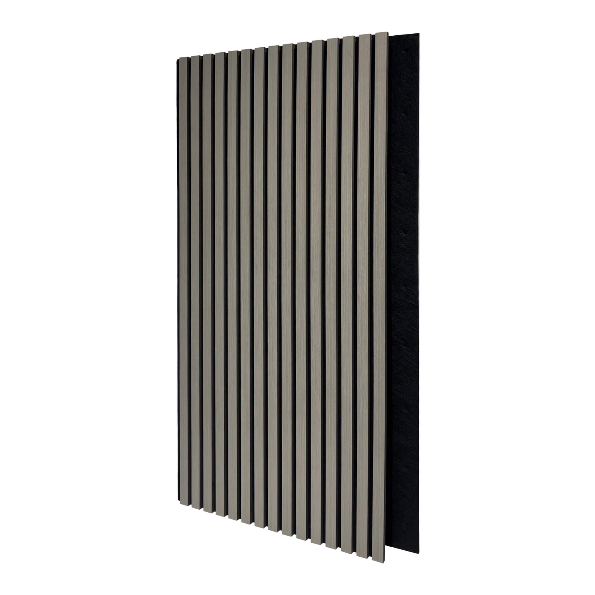 Panel Acústico de Pared Rectangular Madera Gris - Nordic 120x60