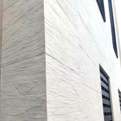 Panel Mural de Piedra Flexible Natural Milan Blanco 120x60cm - Revestimiento Pared impermeable