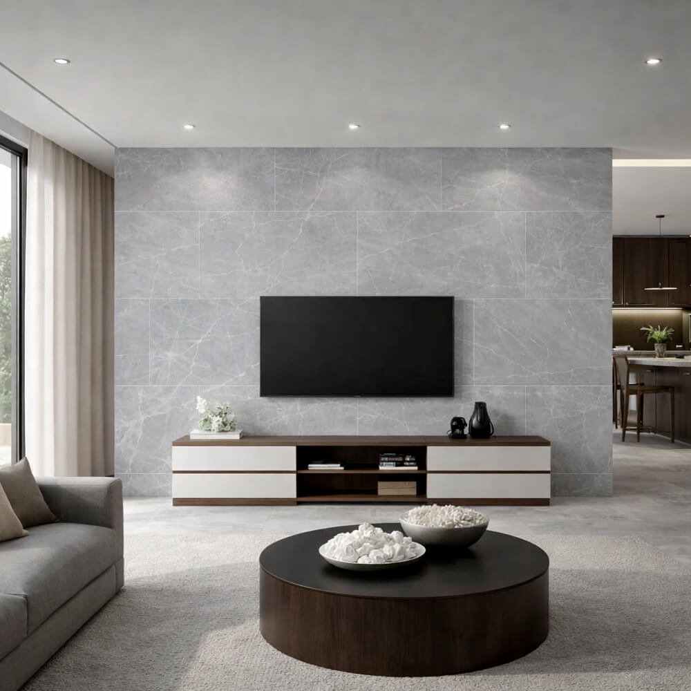 Revestimiento de Pared efecto Mármol Carrara Luna 120x60cm - Panel impermeable y fácil instalación