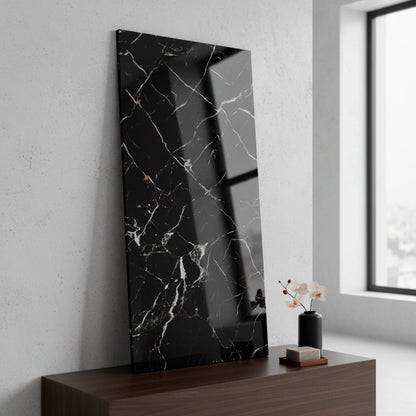 Revestimiento de Pared efecto Mármol Ebano Imperial 120x60cm - Panel impermeable y fácil instalación