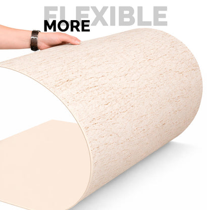 Panel Mural de Piedra Flexible Natural Roma Beige 120x60cm - Revestimiento Pared impermeable