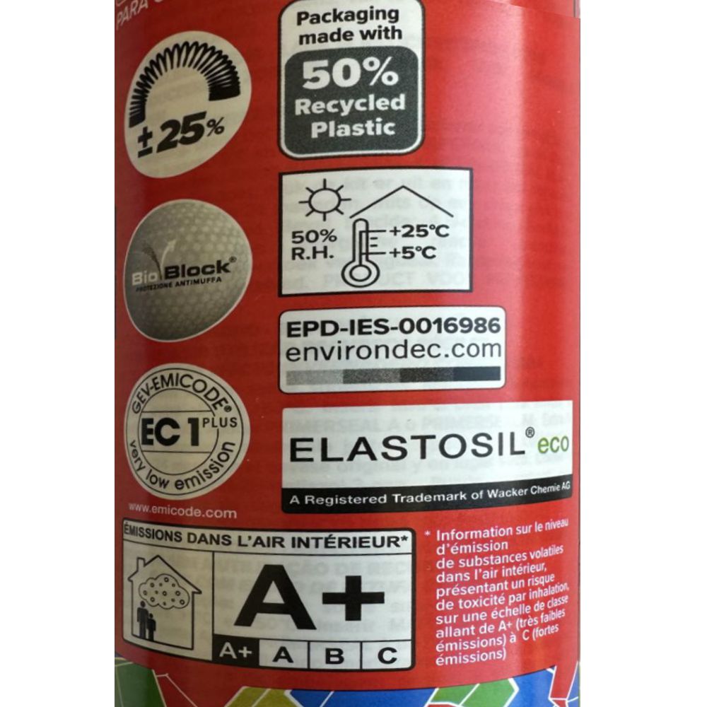 Sellador de Juntas Gris Medio 310ml Mapesil AC Mapei -Silicónico -Antimoho