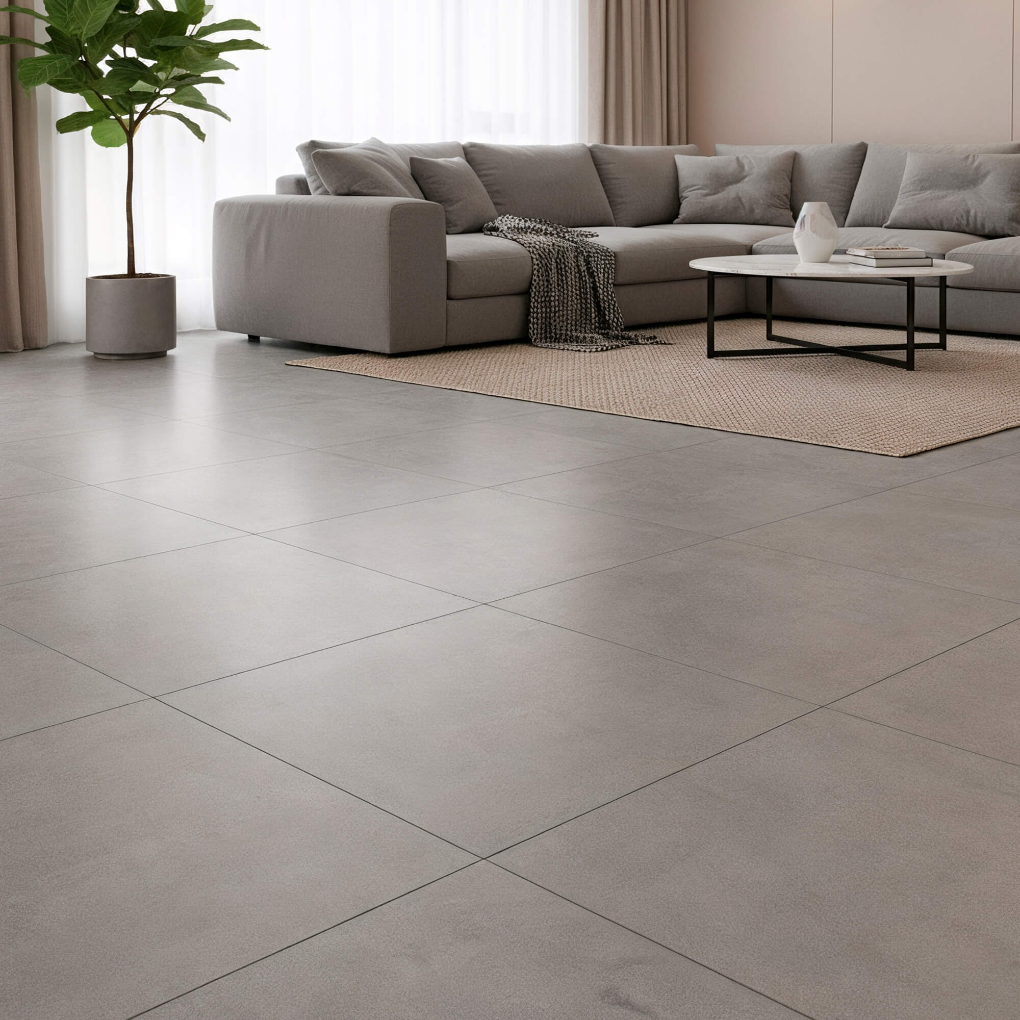 Suelo Vinílico SPC Click Gris con Aislante incorporado - Copenhagen Pearl 920x460x5mm