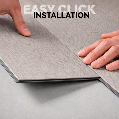 Suelo Vinílico SPC Click Roble Gris Perla con Aislante incorporado - Estocolmo 1250x190x5mm
